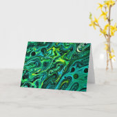 抽象芸術カラー勉強325、カード カード (黄色い花)