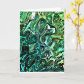 抽象芸術カラー勉強327、カード カード (黄色い花)