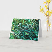 抽象芸術カラー勉強327、カード カード (黄色い花)