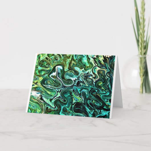 抽象芸術カラー勉強327、カード カード (正面)