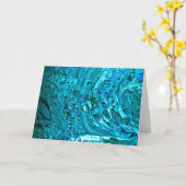 抽象芸術カラー勉強32、カード カード (黄色い花)