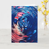 抽象芸術カラー勉強330、カード カード (黄色い花)