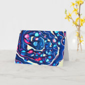 抽象芸術カラー勉強331、カード カード (黄色い花)