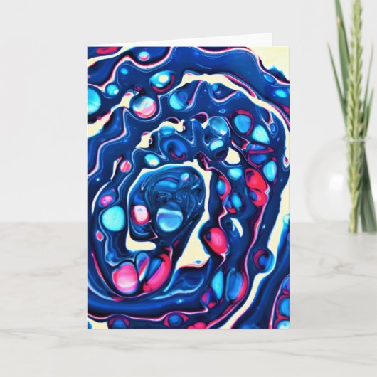 抽象芸術カラー勉強331、カード カード (正面)