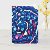 抽象芸術カラー勉強331、カード カード (黄色い花)