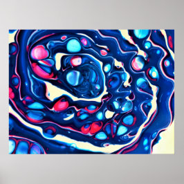 抽象芸術カラー勉強331、 ポスター