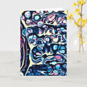 抽象芸術カラー勉強334、カード カード (黄色い花)