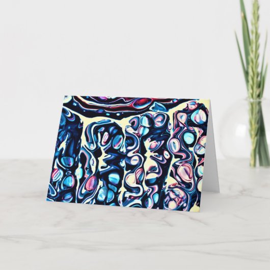 抽象芸術カラー勉強334、カード カード (正面)