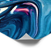 抽象芸術カラー勉強334、 ポスター (角)