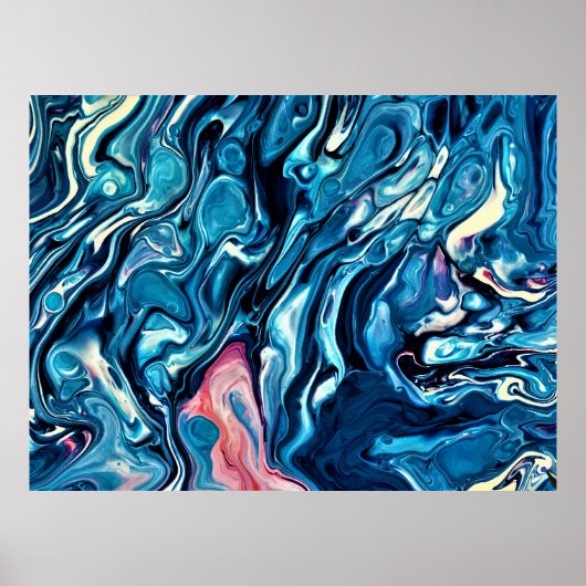 抽象芸術カラー勉強334、 ポスター (正面)