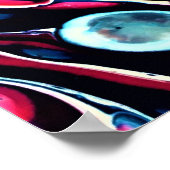 抽象芸術カラー勉強335、 ポスター (角)