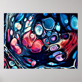 抽象芸術カラー勉強335、 ポスター