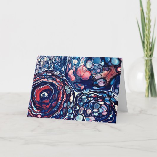 抽象芸術カラー勉強336、カード カード (正面)