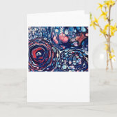 抽象芸術カラー勉強336、カード カード (黄色い花)