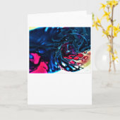 抽象芸術カラー勉強337、カード カード (黄色い花)