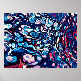 抽象芸術カラー勉強339, ポスター