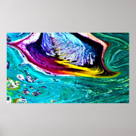 抽象芸術カラー勉強33、 ポスター