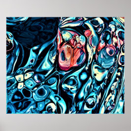 抽象芸術カラー勉強340、 ポスター