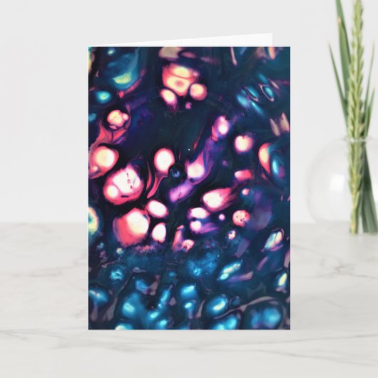 抽象芸術カラー勉強341、カード カード (正面)