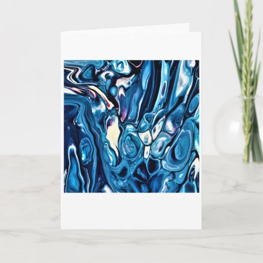 抽象芸術カラー勉強342、カード カード (正面)