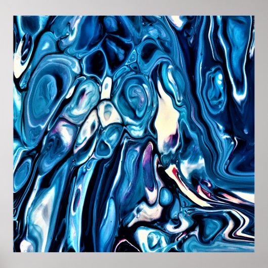 抽象芸術カラー勉強342、 ポスター (正面)