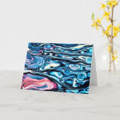 抽象芸術カラー勉強343、カード カード (黄色い花)