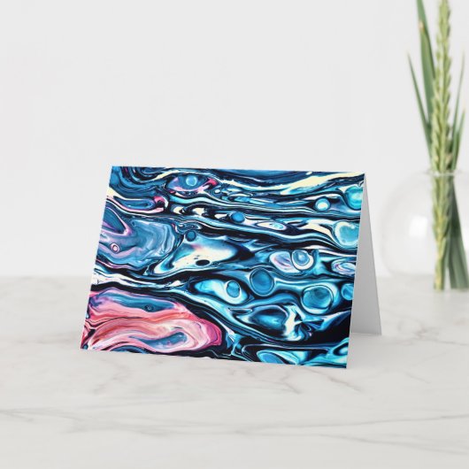 抽象芸術カラー勉強343、カード カード (正面)