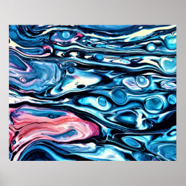 抽象芸術カラー勉強343、 ポスター