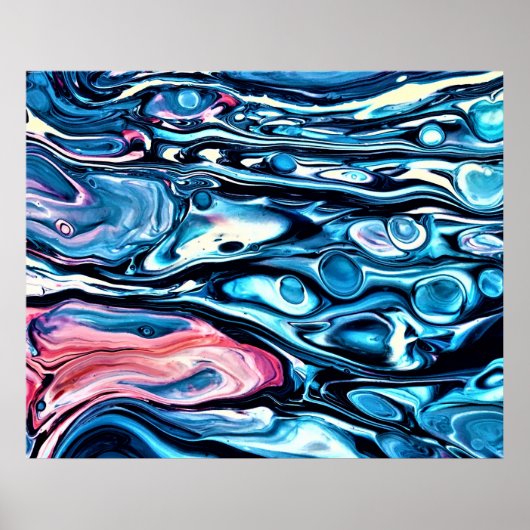 抽象芸術カラー勉強343、 ポスター (正面)