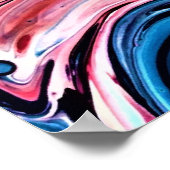 抽象芸術カラー勉強343、 ポスター (角)