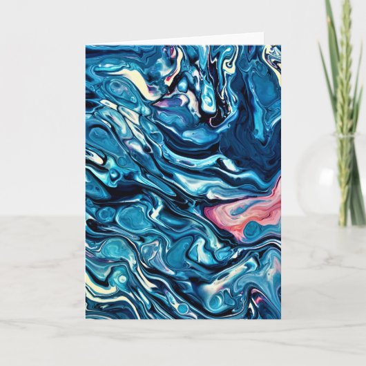 抽象芸術カラー勉強344、カード カード (正面)