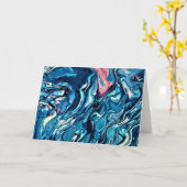 抽象芸術カラー勉強344、カード カード (黄色い花)