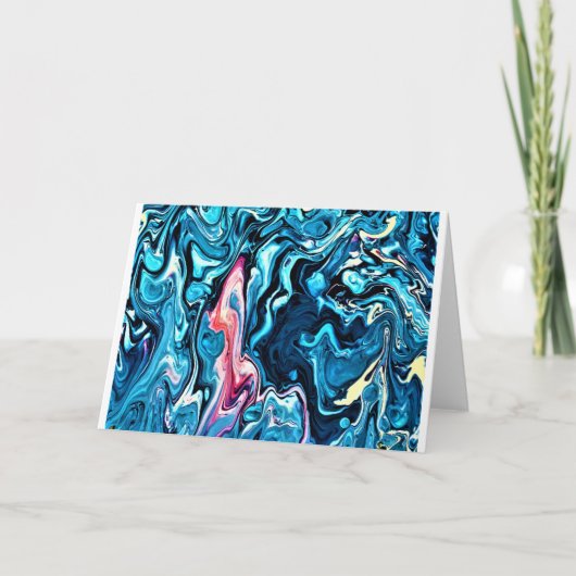 抽象芸術カラー勉強345、カード カード (正面)