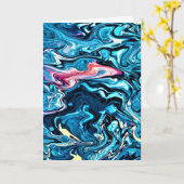 抽象芸術カラー勉強345、カード カード (黄色い花)