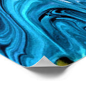 抽象芸術カラー勉強345、 ポスター (角)