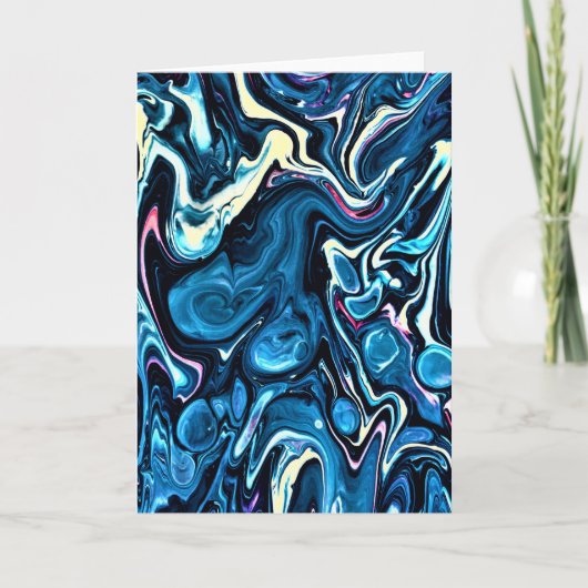 抽象芸術カラー勉強346、カード カード (正面)