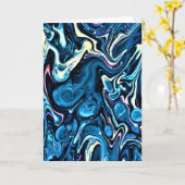 抽象芸術カラー勉強346、カード カード (黄色い花)