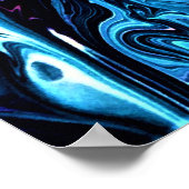 抽象芸術カラー勉強346、 ポスター (角)