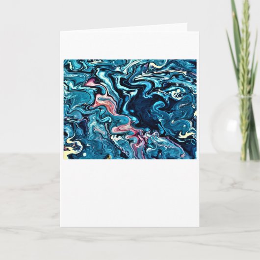 抽象芸術カラー勉強347、カード カード (正面)