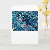 抽象芸術カラー勉強347、カード カード (黄色い花)