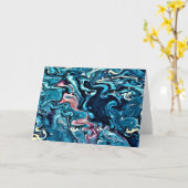 抽象芸術カラー勉強347、カード カード (黄色い花)