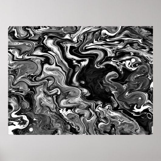 抽象芸術カラー勉強347 /ノワール， ポスター (正面)