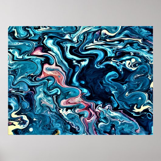 抽象芸術カラー勉強347, ポスター (正面)