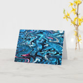 抽象芸術カラー勉強349、カード カード (黄色い花)