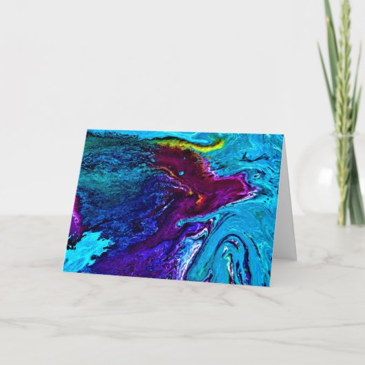 抽象芸術カラー勉強34、カード カード (正面)