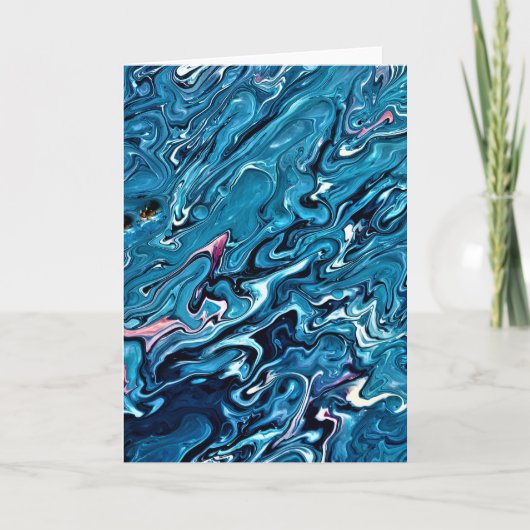 抽象芸術カラー勉強350、カード カード (正面)