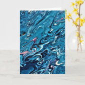 抽象芸術カラー勉強350、カード カード (黄色い花)