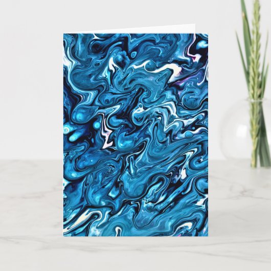 抽象芸術カラー勉強351、カード カード (正面)