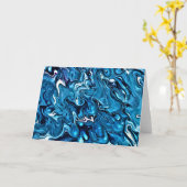 抽象芸術カラー勉強351、カード カード (黄色い花)