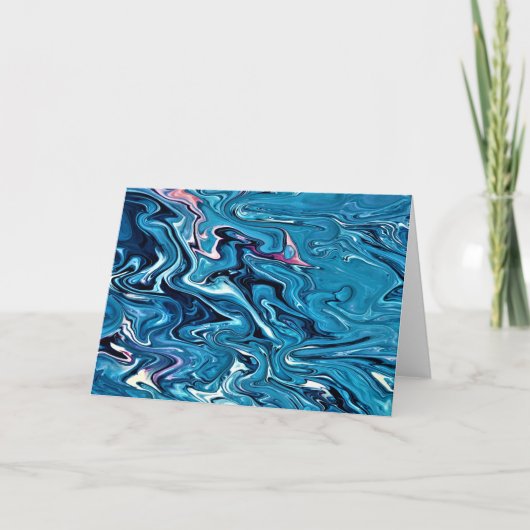 抽象芸術カラー勉強353、カード カード (正面)